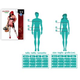 Disfraz Caperucita Roja Sangrienta Mujer Adulto Talla M-L Halloween