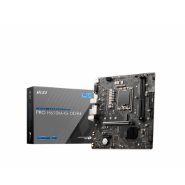 MSI PRO H610M-G DDR4 placa base Intel H610 LGA 1700 micro ATX Precio: 94.89000048. SKU: S5614737