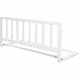 Roba Barandilla de Cama de Madera 90 cm - Protección Anticaída Segura para Bebés y Niños - 18 Meses a 5 Años - Blanco