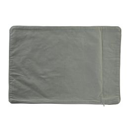 DKD Home Decor Funda Cojín Decorativa para Hogar Verde Menta 60x40 cm, Tejido Poliéster, con Cremallera, Lavado en Seco