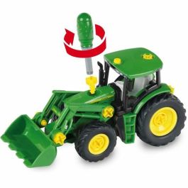 John Deere 3977 Tractor Montable KLEIN con Cargador Frontal, Contrapeso y Destornillador - Escala 1/24 - Edad 3+