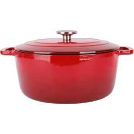 Fontestic Cacerola con Tapa COS5401110265160 de Hierro Fundido Esmaltado Ø28 cm 6,15 L Roja, Apta para Inducción Precio: 119.8989. SKU: B159BWY65J