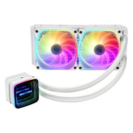 Enermax Kit Refrigeración Líquida Aquafusion ADV ELC-AQFA240-SQA-W 240mm Blanco 2 Ventiladores 12cm