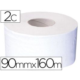 Papel Higienico Mini Jumbo 2 Capas 160 Mt Para Dispensador 2 12 unidades Precio: 27.50000033. SKU: B1D4GKGQ58