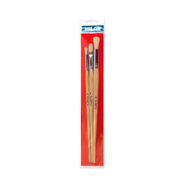Milán Pinceles para óleo y acrílico, serie 512 nº 6 y 10, serie 522 nº 8, pack 3 unidades Precio: 2.59000016. SKU: S7906411