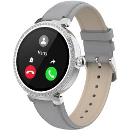 Denver Smartwatch SWC-342 Reloj Inteligente Pantalla Táctil Monitor de Frecuencia Cardíaca Plata Gris