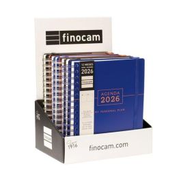 Agenda Anual (2026) Finocam Tempus Wire-O Tapa Pp Con Goma 4º 155X217 D/P Surtido Expositor De 6 Precio: 118.79000034. SKU: B18H5DB742