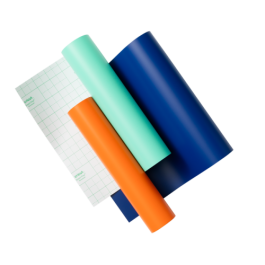 Cricut Xtra Smart Vinyl Laminado Vinilo de Transferencia Térmica Liso Mate Azul 3 Hojas