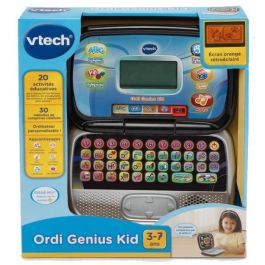VTECH Ordi Genius Kid - Computadora Educativa con Contenido EscalaVTECH Ordi Genius Kid - Computadora Educativa con Contenido Escalable y 20 Actividades, Pantalla Retroiluminada