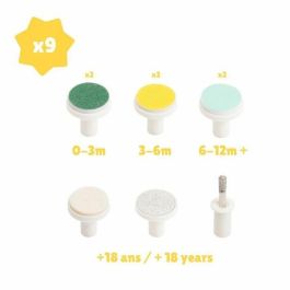 Badabulle BAD3661276189232 Lima Eléctrica con 6 Puntas Intercambiables y 3 Recambios