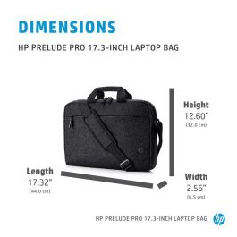 HP Prelude Bolsa para Portátil de hasta 17.3 pulgadas - Protección Acolchada, Resistente al Agua, Diseño Ultraligero