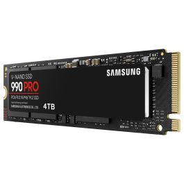 SAMSUNG 990 PRO 4 TB SSD M.2 PCIe 4.0 NVMe V-NAND TLC - Velocidad Lectura 7450 MB/s, Escritura 6900 MB/s - Para Gaming, PC y PS5 - Con Software Magician y Control Térmico