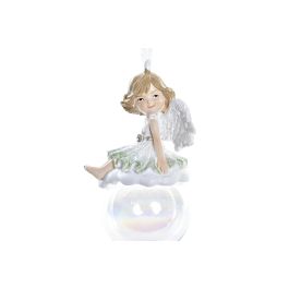 DKD Home Decor Decoración Colgante Navidad Tradicional, Resina y Cristal, Colores Blanco, Rosa y Verde, 4.5x4.5x8 cm, Pack 12 Unidades DKD Home Decor Decoración Colgante Navidad Tradicional, Resina y Cristal, Colores Blanco, Rosa y Verde, 4.5x4.5x8 cm, Pack 12 Unidades