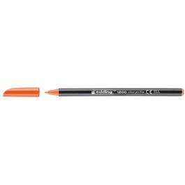 Rotulador Edding Punta Fibra 1200 Naranja N.6 Punta Redonda 0.5 mm 10 unidades