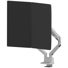 Neomounts DS70-250SL2 Soporte de Mesa para 2 Monitores 17-32" con Resorte de Gas 9kg Plata Ajustable Pinza/Atornillado