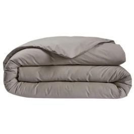 Cubierta de dudo dudo - 240x220 cm - Algodón - Antibacteriano - Taupe - Hecho en Francia