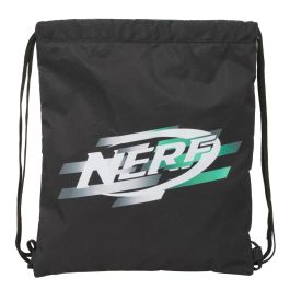 Bolsa Mochila con Cuerdas Nerf Game Negro 35 x 40 x 1 cm