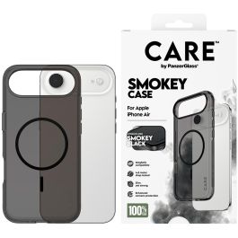 PanzerGlass CARE by Flagship Case Urban Explorer Smokey w. Black MagSafe iPhone Air Funda Negra Resistente a Rayones y Golpes para Apple iPhone Air