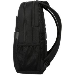 Targus GeoLite Mochila Unisex 16" (40,6 cm) para Portátil Negro, Resistente al Agua, 2 Compartimentos y Bolsillos