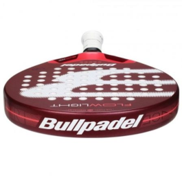 Bullpadel FLOW LGT 25 Pala de Pádel Flow Light 2025 para Jugadoras Avanzadas, Control y Potencia Equilibrados, Blanca y Roja