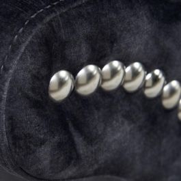 Sofá 3 Plazas Gris Oscuro Tejido Salón 228 X 97 X 100 cm