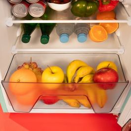 Cecotec Frigorífico combinado 86L verde Bolero CoolMarket 2D Origin Clase E LED retro