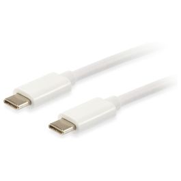 EQUIP 128352 Cable USB-C 3.2 Gen 2 a USB-C, 2m, PD 60W, 4K/60Hz, Blanco Precio: 27.89000027. SKU: B14W5E5MS4