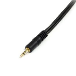 StarTech.com 0.15M Adaptador de Audio Divisor Mini Jack 3.5 mm Macho a 2x Hembra 15cm para Auriculares/Altavoces