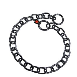 Collar Eslabon Semi-Largo 4 mm X 69 cm Inox.Negro Precio: 38.50000022. SKU: S6100370