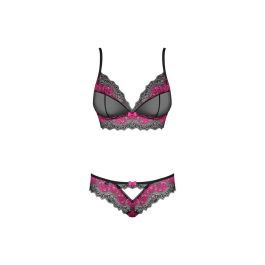 Conjunto de Lencería Obsessive Tulia Negro S/M