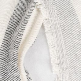 Cojín Rayas Beige-Gris Algodón-Poliéster 70 X 50 cm