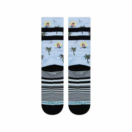Calcetines Tobilleros Stance Aloha Monkey Staple Azul claro 42-46