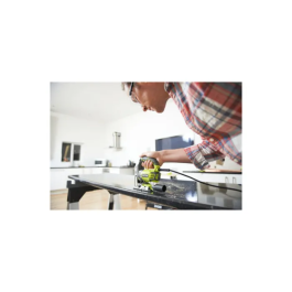 Ryobi Sierra de calar 600W 85mm, 4 posiciones, cambio hoja sin herramienta, LED, soplador, en estuche con 5 cuchillas