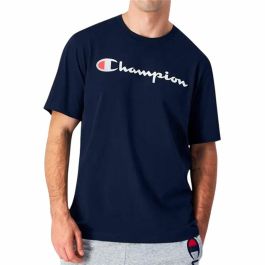 Camiseta de Manga Corta Hombre Champion Champion Crewneck Azul marino