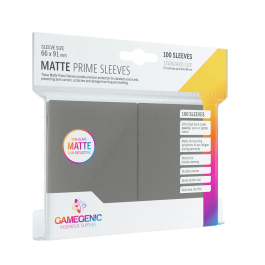 Pack Matte Prime Sleeves Dark Gray (100) Precio: 7.49999987. SKU: B12WCX5K7F