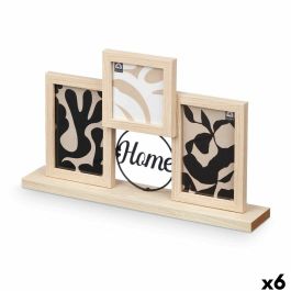 Marco de Fotos GiftDecor 411106 Negro Natural Metal Madera MDF (6 Unidades) Precio: 59.50000034. SKU: B1ANFX9WF6