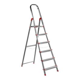 Rolser Escalera de Aluminio 6 Peldaños, Altura Máxima 122 cm, Carga Máxima 150 kg, Certificada AENOR Precio: 82.49999978. SKU: B1K7DWPA4F