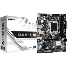 ASRock Placa Base B760M-HDV/M.2 D4 Intel B760 LGA 1700 DDR4 Micro ATX para PC
