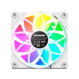 Pack 3 Ventiladores Nox Easy Link/ ARGB/ 12cm/ Blanco Pack 3 Ventiladores Nox Easy Link/ ARGB/ 12cm/ Blanco