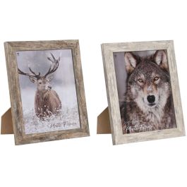DKD Home Decor Marco de Foto 20x25 cm Estilo Scandi Blanco Natural, PS y Cristal, Pack de 2 Unidades Precio: 12.89000053. SKU: B1B6AXDRT8