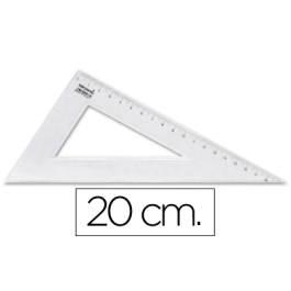 Liderpapel Cartabon 20 cm Plástico Transparente Biselado Graduado Escala Milímetros Precio: 11.49999972. SKU: B1JGJP58C8