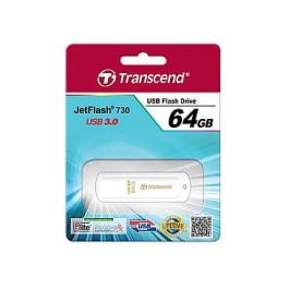 Transcend JetFlash 730 64GB USB 3.2 Gen 1 Blanco
