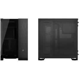 Corsair CC-9011283-WW Caja PC de torre media 6500X, aluminio negro/obsidiana