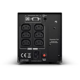 CyberPower PR750ELCD SAI Línea Interactiva 750VA 675W Onda Senoidal Pura 6 Salidas Formato Torre para Servidores