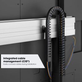 Vogels Carro con Soporte Motorizado para Pantalla RISE5205 Negro para Pantallas de hasta 86" y 120 kg