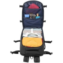 Rivacase Tegel 8465 Mochila casual para portátil 17.3" negra de poliéster ECO-FRIENDLY RPET unisex