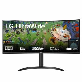 Monitor Gaming Ultrapanorámico Curvo LG UltraGear 34WP65CP-B 34"/ WQHD/ 1ms/ 160Hz/ VA/ Multimedia/ Negro