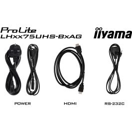 IIYAMA LH5575UHS-B2AG Pantalla plana 55" 4K Ultra HD LCD IPS 3xHDMI DP 2xUSB Wifi Android 11 para señalización digital 24/7