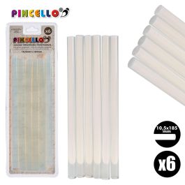 Set 6 Barras Silicona Transparente Pincello 1x24x8.5 cm (24 Unidades) Set 6 Barras Silicona Transparente Pincello 1x24x8.5 cm (24 Unidades)