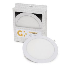 Placa LED Circular Ultrafina 18W 1409Lm 4200K IP25 Aluminio Blanco JL-GP-LZ-3-MW-EP01